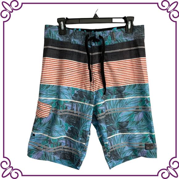 Maui & Son's Men's Hawaiian Swim Trunks Board Shorts Size 32 - Picture 1 of 10